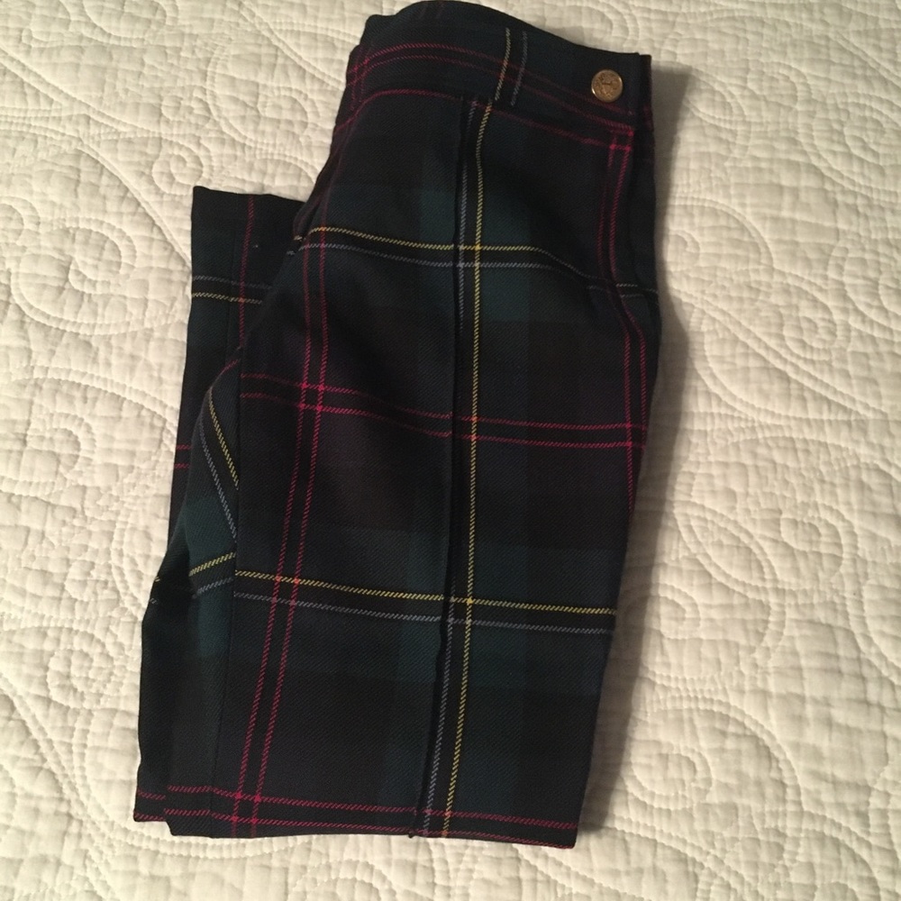 Brooks Brothers Plaid Pants, Straight Leg, Size 6